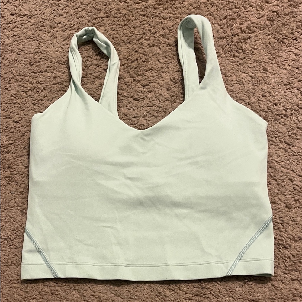 lululemon athletica Mint Green Tank Top